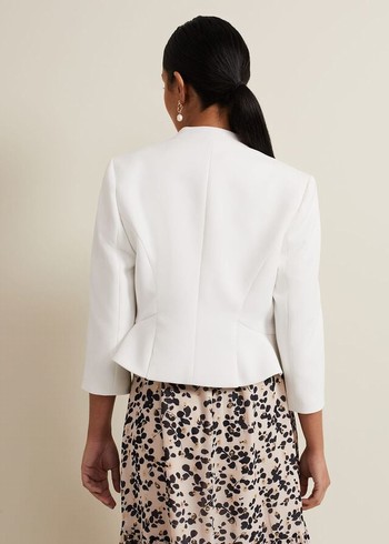 Phase Eight Petite Daisy Jackets White Canada | EAMQSW-952